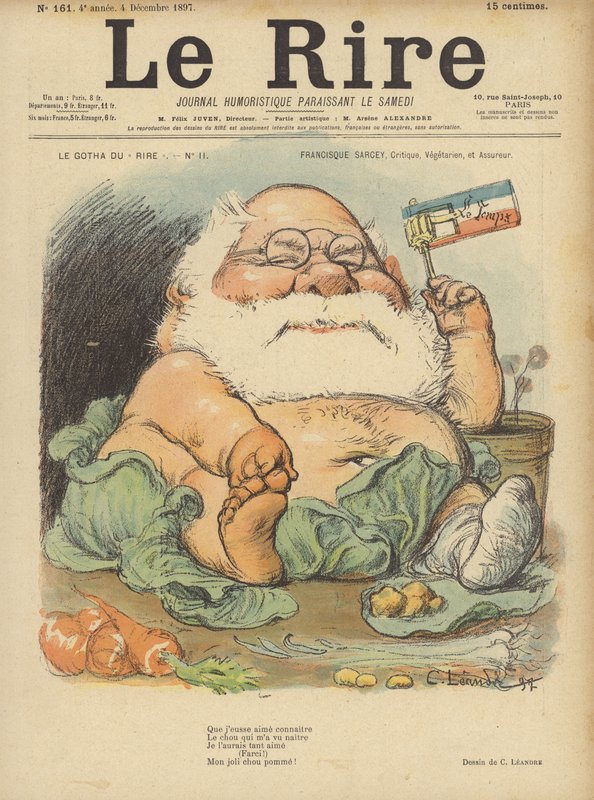 Ilustração para o riso de Charles Leandre