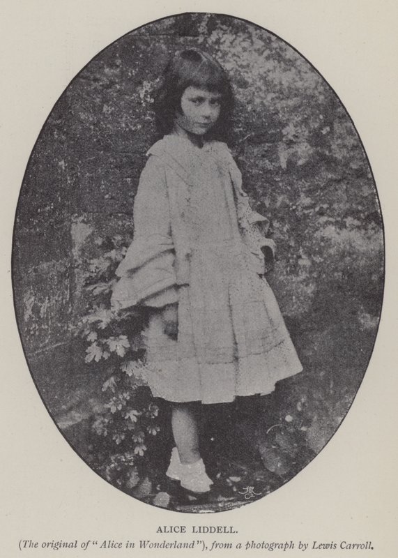 Alice Liddell (foto a p/b) de Charles Lutwidge Dodgson