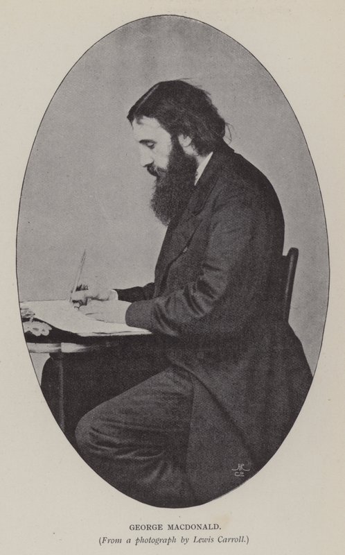 George Macdonald (foto a p/b) de Charles Lutwidge Dodgson
