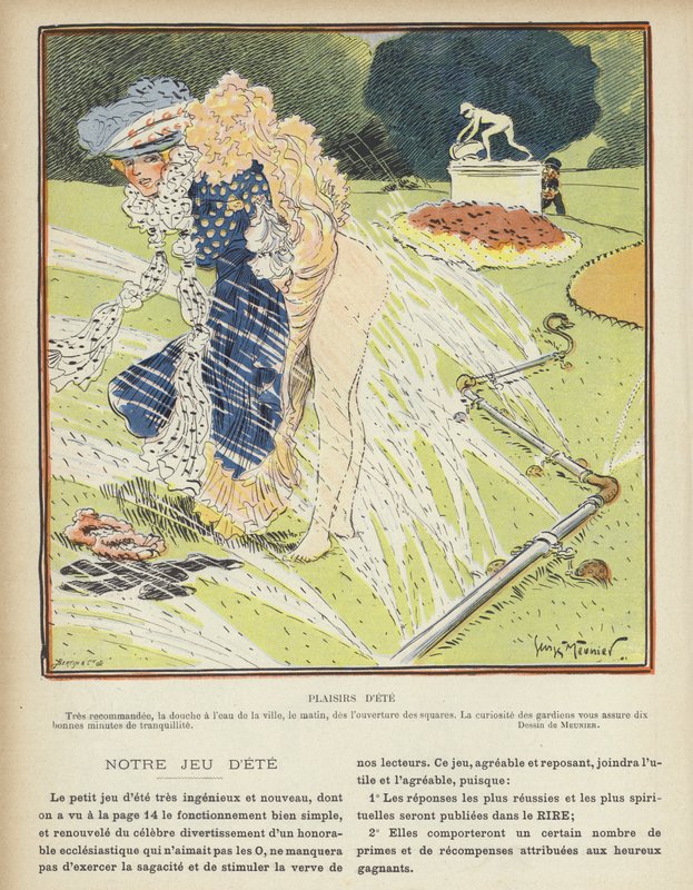 Ilustração para o riso de Charles Meunier