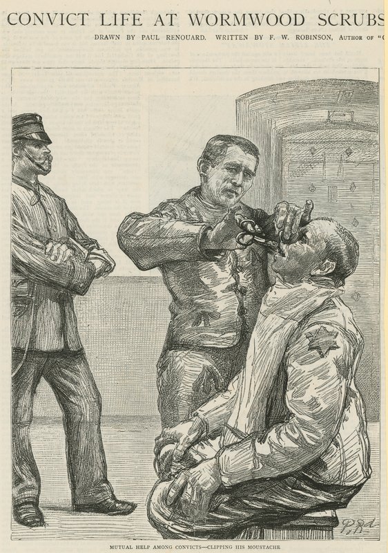 Condenar a vida em Wormwood Scrubs de Charles Paul Renouard