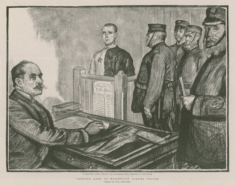 Condenar a vida em Wormwood Scrubs Prison de Charles Paul Renouard