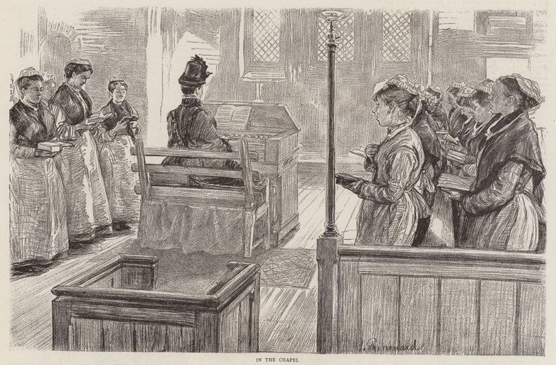 Vida condenada feminina em Woking de Charles Paul Renouard