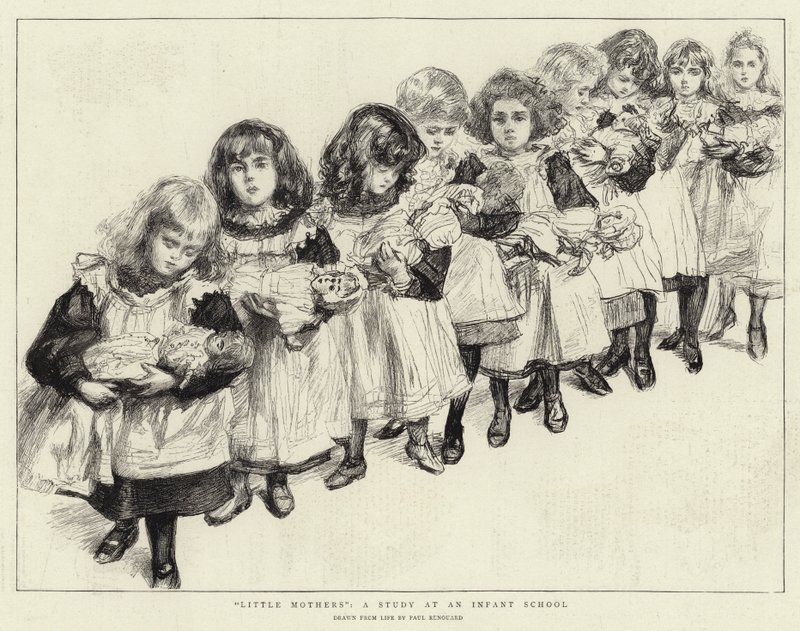 Little Mothers, um estudo em uma escola infantil de Charles Paul Renouard