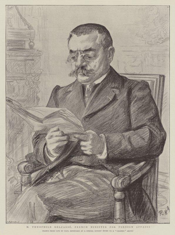 M Theophile Delcasse, Ministro dos Negócios Estrangeiros da França de Charles Paul Renouard