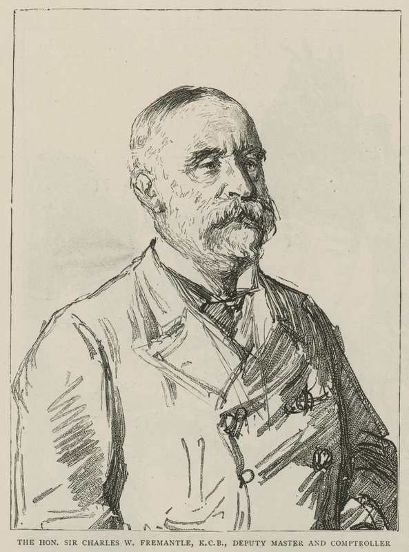 O Honorável Sir Charles W Freemantle, KCB, Vice-Mestre e Controlador da Casa da Moeda Real de Charles Paul Renouard