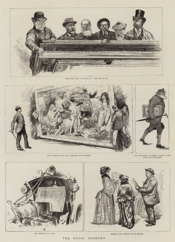 The Royal Academy de Charles Paul Renouard