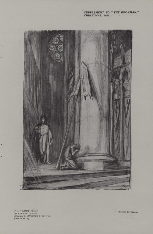 Cena, reims, catedral, são, joan de Charles Ricketts
