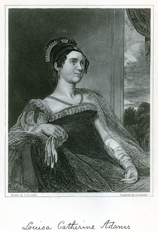 Louisa Catherine Adams (gravura) de Charles Robert Leslie