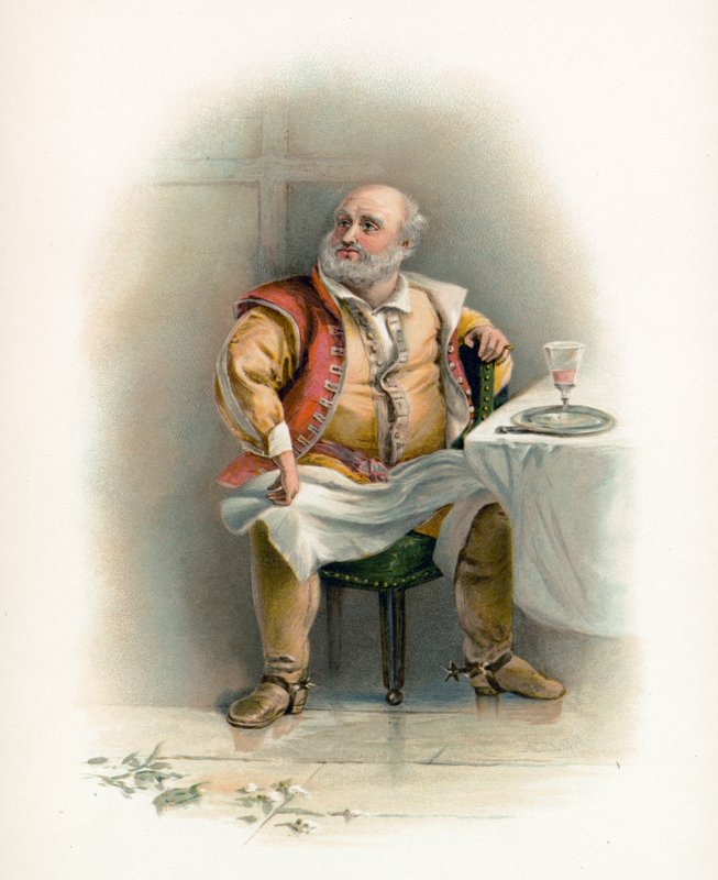 Falstaff de Shakespeare de Charles Robert Leslie