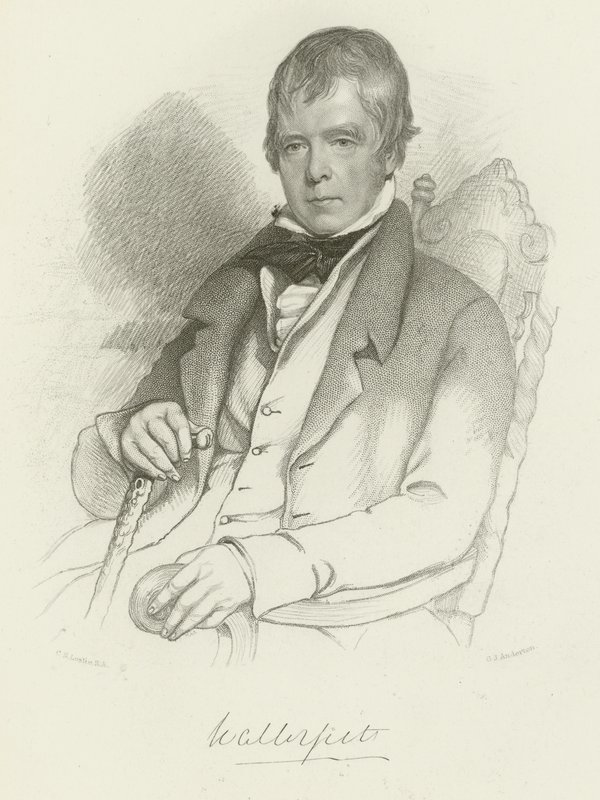 Sir Walter Scott de Charles Robert Leslie