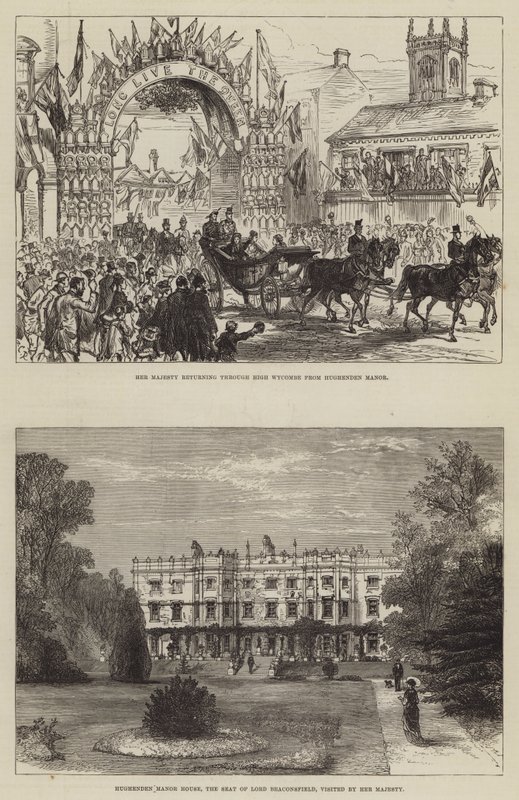 Visita de Sua Majestade a Hughenden de Sir John Charles Robinson