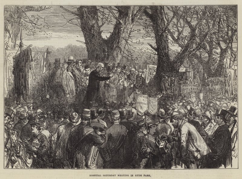 Hospital Sábado em Hyde Park de Sir John Charles Robinson