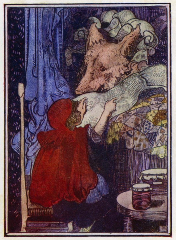 Capuchinho Vermelho (cor litho) de Charles Robinson