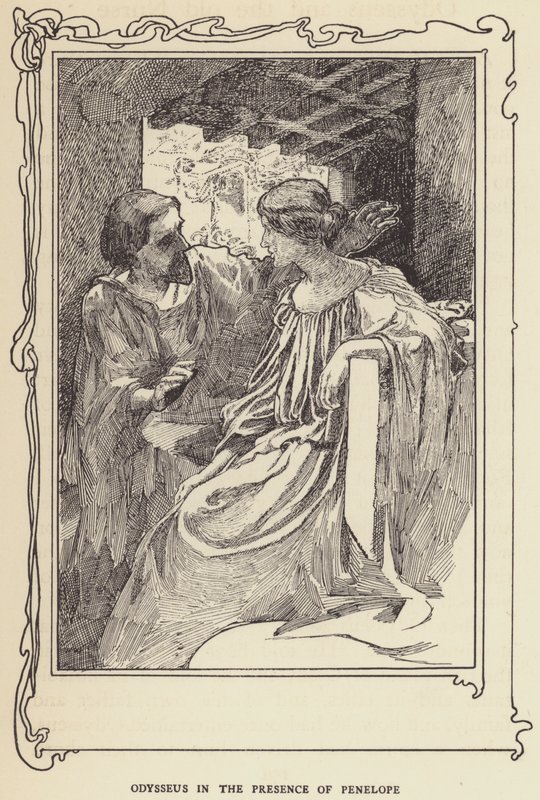 Odisseu na presença de Penélope de Sir John Charles Robinson
