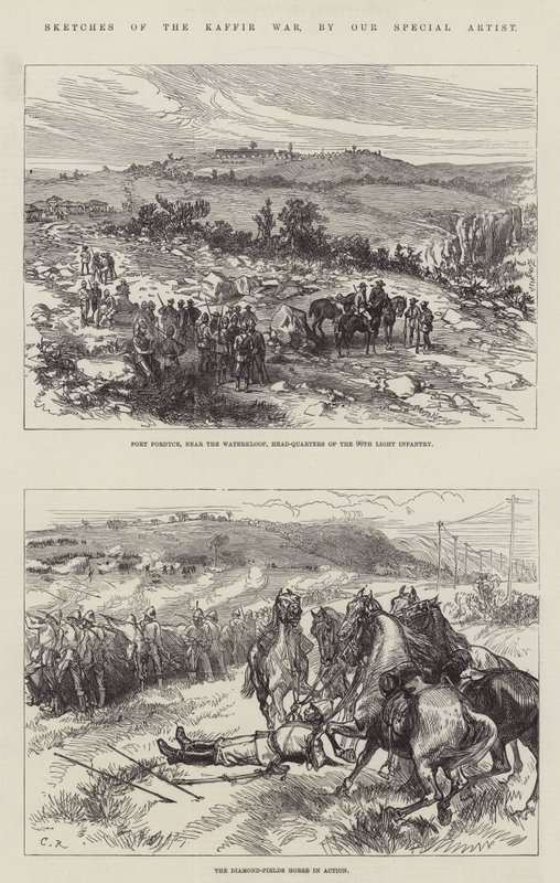 Esboços da Guerra do Kaffir de Sir John Charles Robinson