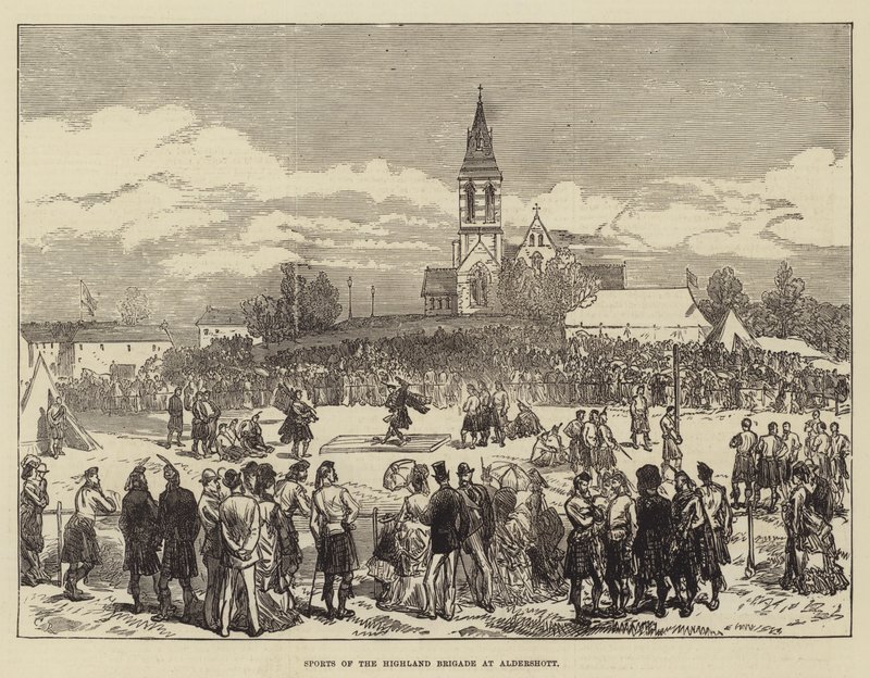 Esportes da Brigada das Terras Altas em Aldershott de Sir John Charles Robinson