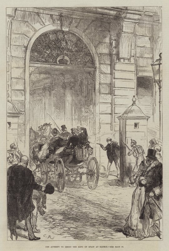 A tentativa de atirar no rei da Espanha em Madrid de Sir John Charles Robinson