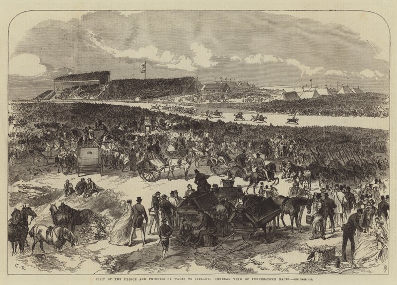 Visita do Príncipe e Princesa de Gales à Irlanda, Visão Geral das Corridas de Punchestown de Sir John Charles Robinson