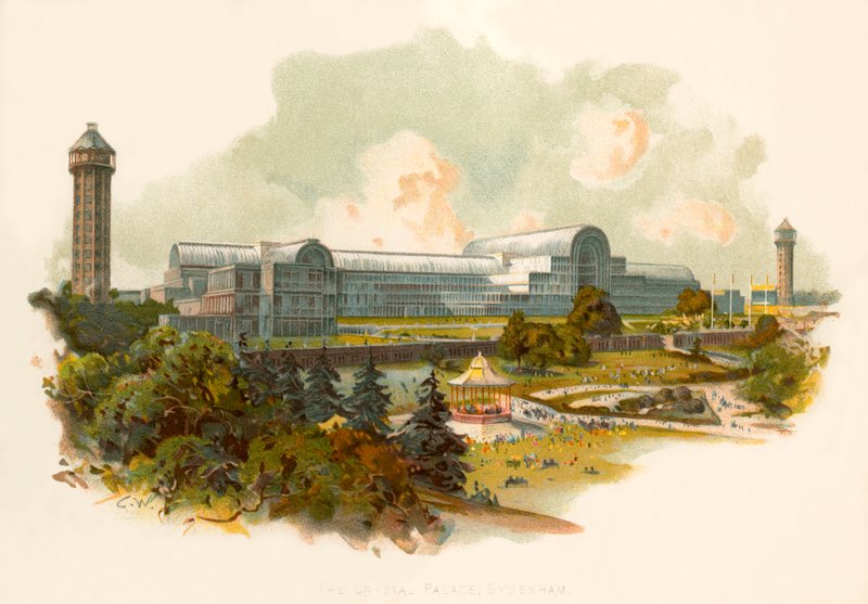 O, palácio cristal, sydenham de Charles Wilkinson