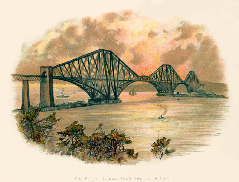 A ponte Forth, do sudeste de Charles Wilkinson