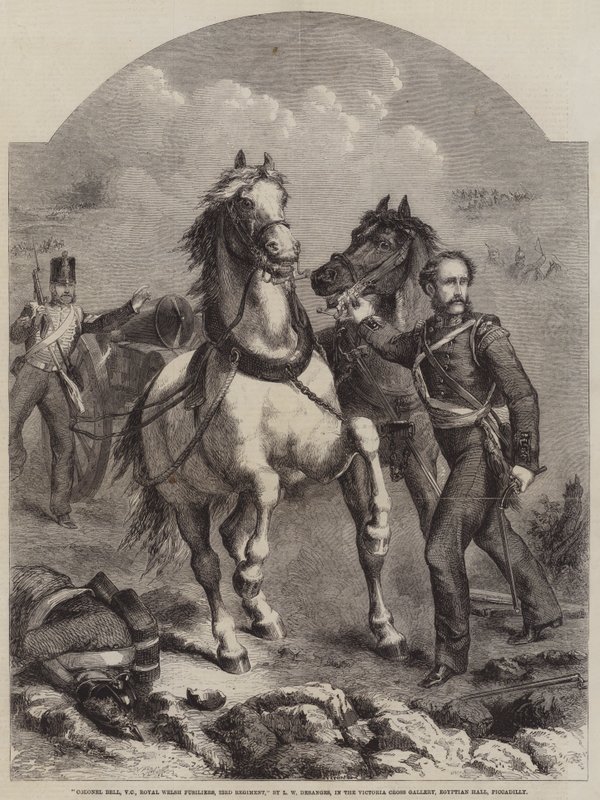 Coronel Bell, VC, Royal Welsh Fusiliers, 23º Regimento de Chevalier Louis William Desanges