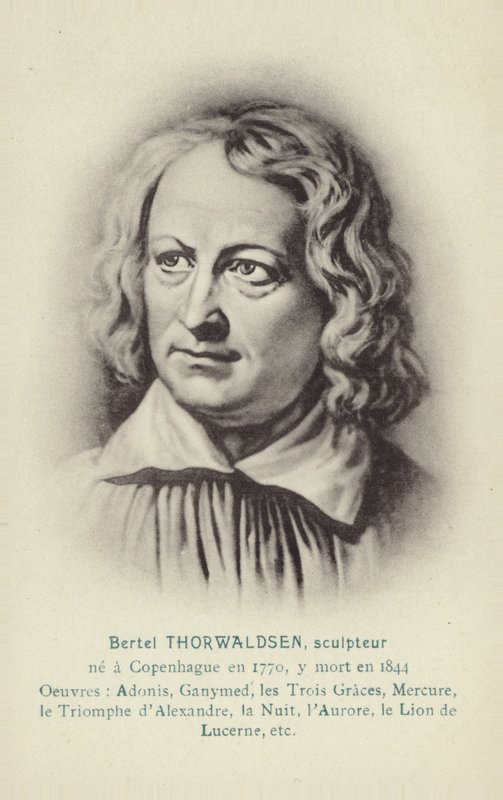 Bertel Thorvaldsen, escultor dinamarquês de Christoffer Wilhelm Eckersberg