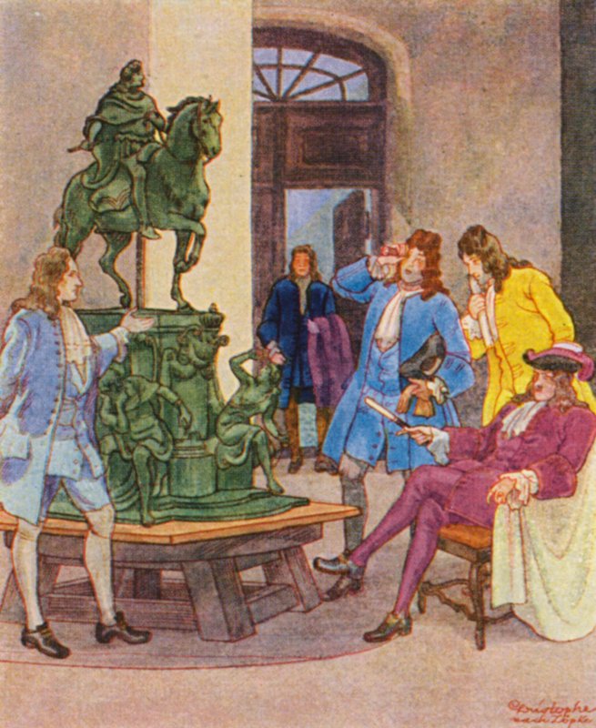 Bildhauerwerkstatt / Oficina de escultura (litografia a cores) de Christophe (1856 1945)