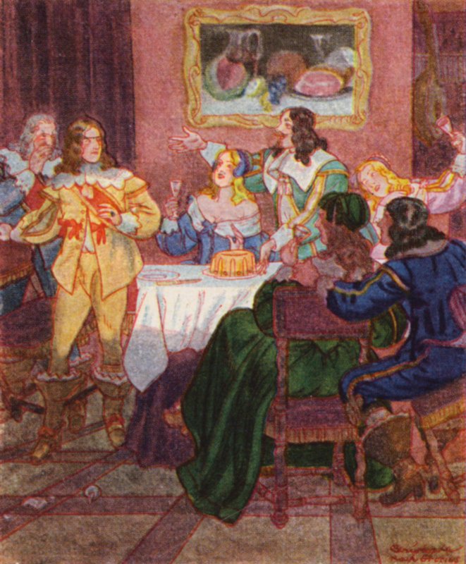 Kavalierstour / Grand Tour (litografia a cores) de Christophe (1856 1945)