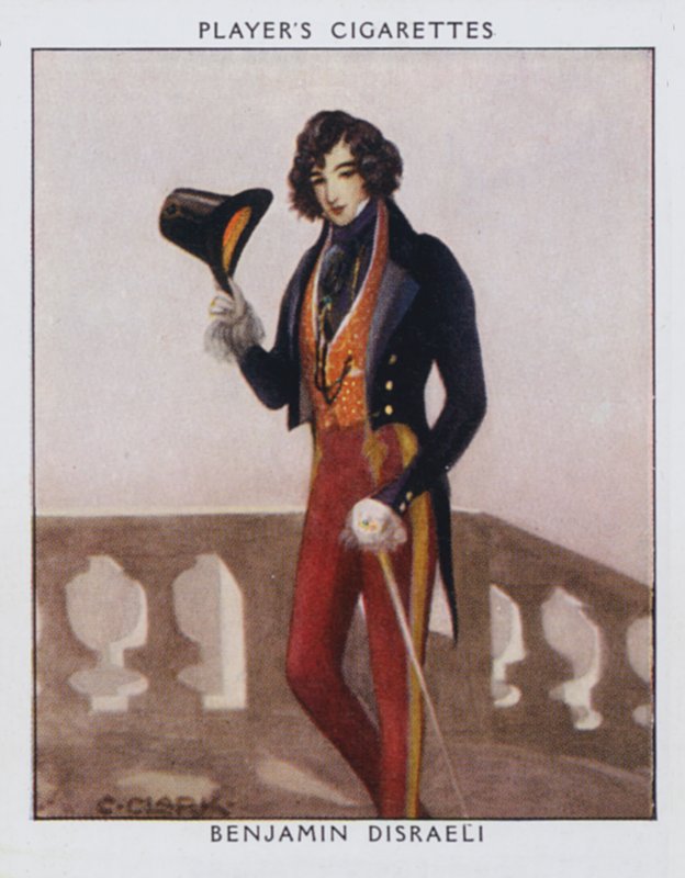 Benjamin Disraeli (cor litho) de Christopher (after) Clark
