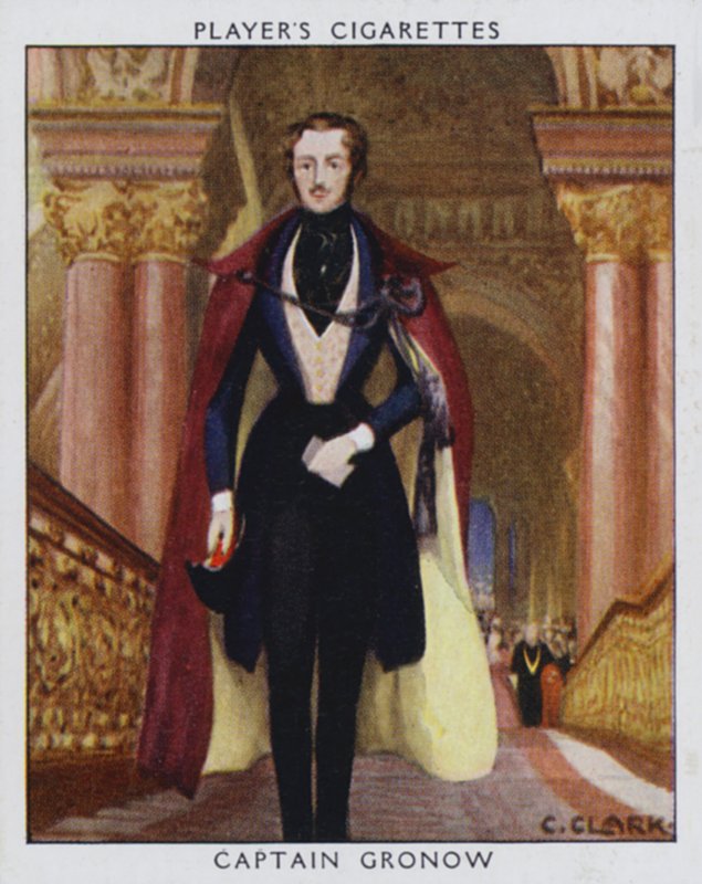 Capitão Gronow (cor litho) de Christopher (after) Clark