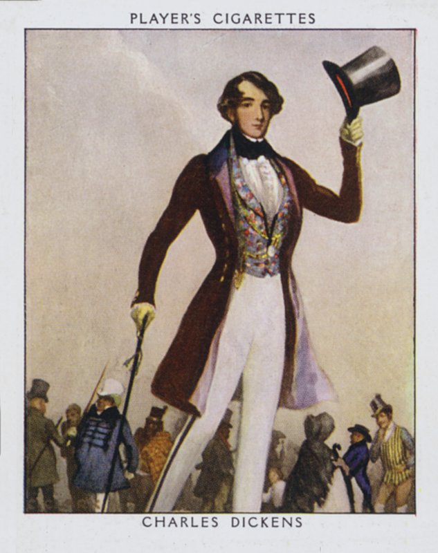 Charles Dickens (cor litho) de Christopher (after) Clark