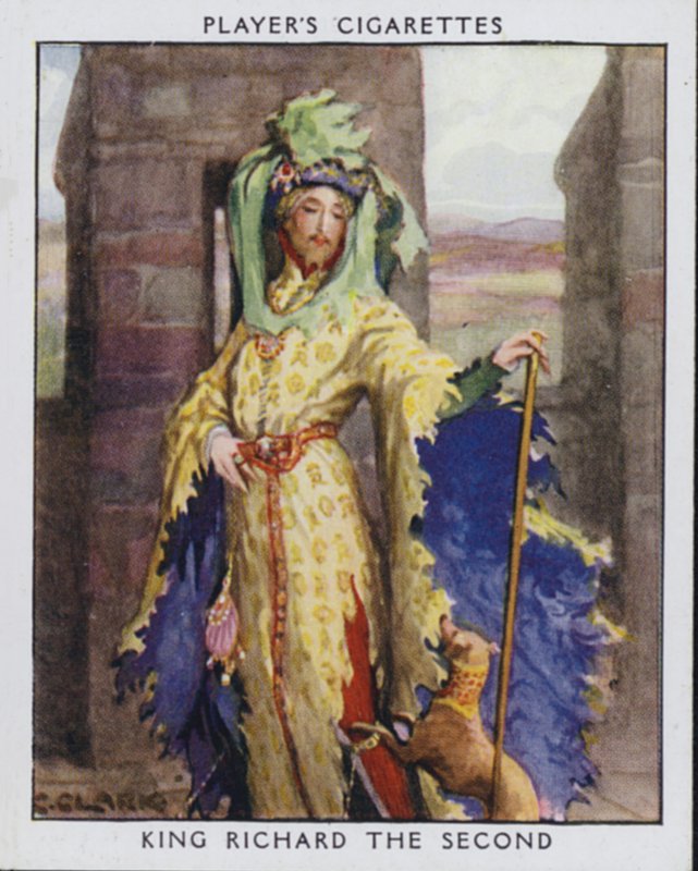 Rei Ricardo II (cor litho) de Christopher (after) Clark
