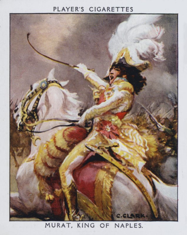 Murat, Rei de Nápoles (cor litho) de Christopher (after) Clark