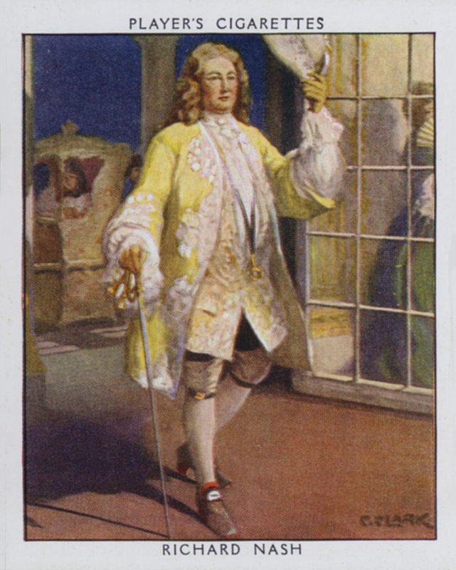 Richard Nash, Beau Nash (cor litho) de Christopher (after) Clark
