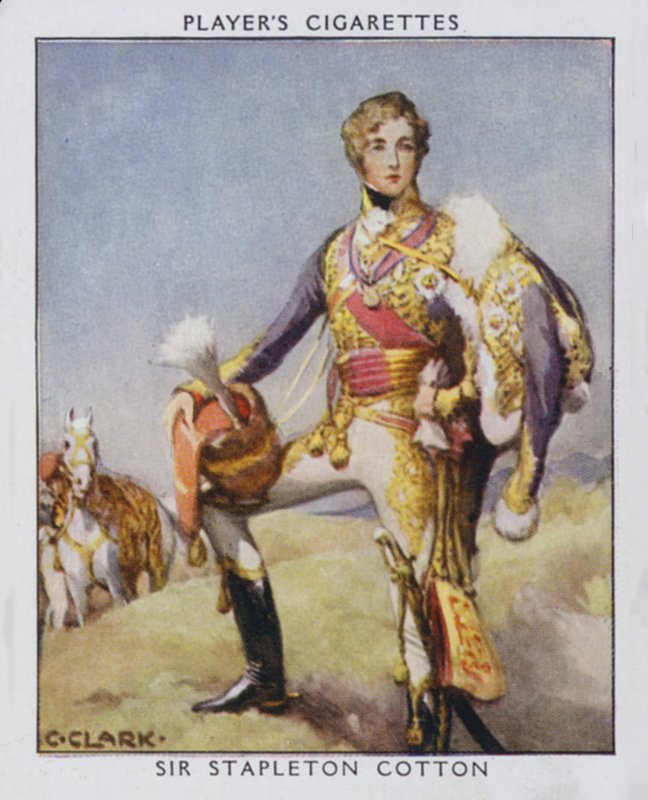 Sir Stapleton Cotton (cor litho) de Christopher (after) Clark