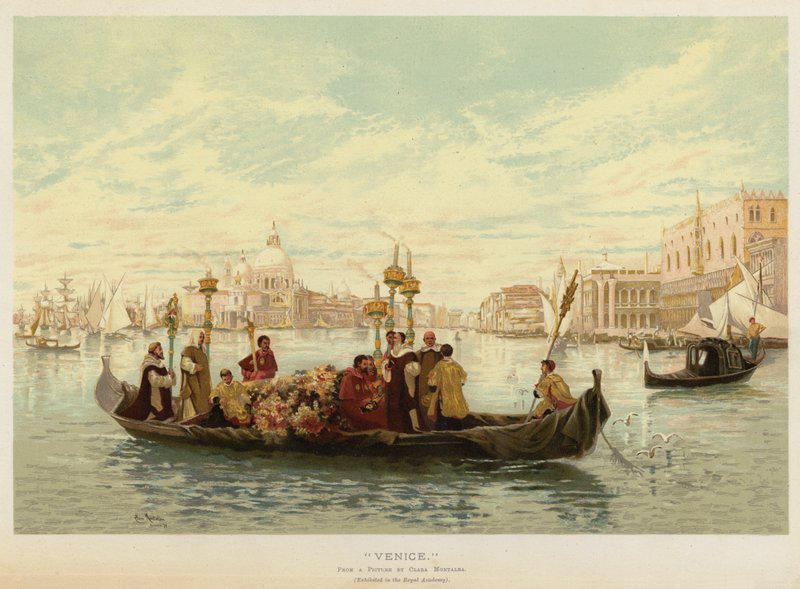 Veneza, exposta na Royal Academy de Clara Montalba