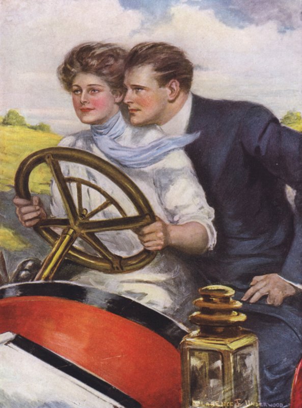 Amor e seis cilindros de Clarence F. Underwood