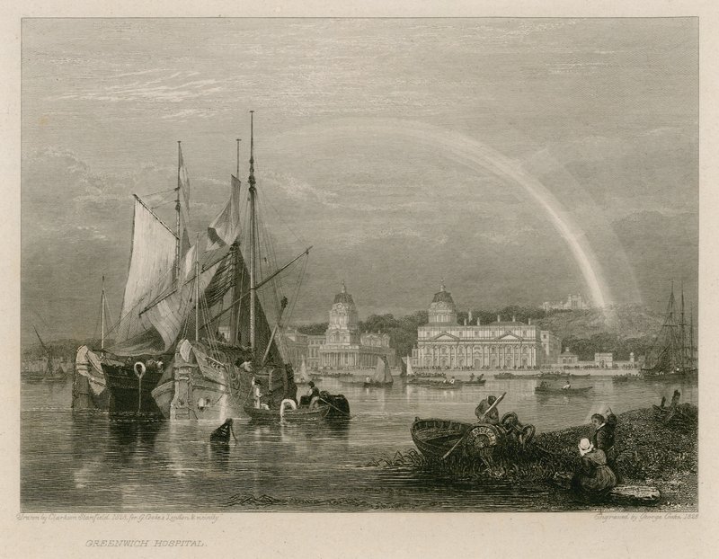 Hospital de Greenwich, Londres de Clarkson Frederick Stanfield