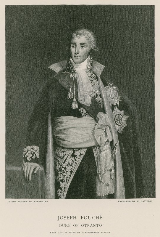 Joseph Fouche, duque de Otranto de Claude Marie Dubufe