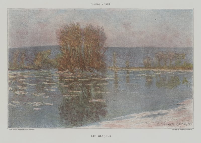 Glacons de Claude Monet