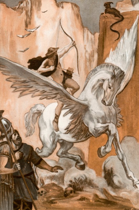 Ilustração para a Ilíada de Homero de Clement Goutier