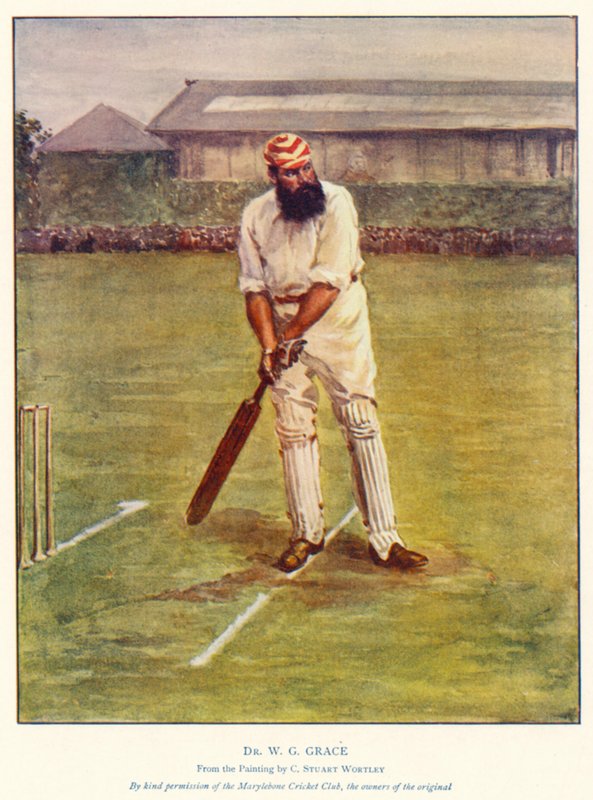 Dr W G Grace (cor litho) de Colonel Stuart Wortley