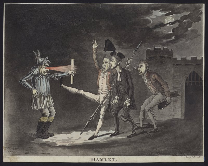 Hamlet (aquatinta) de Conrad Martin Metz
