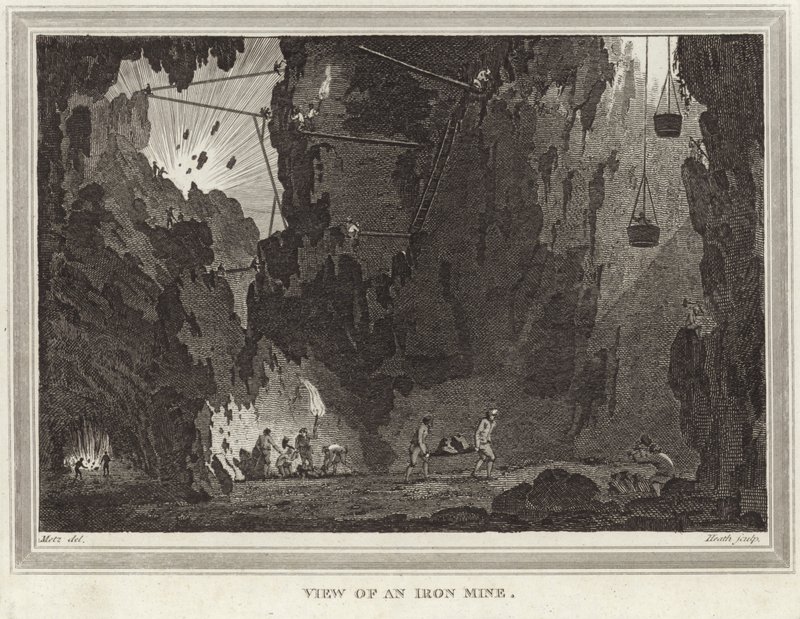 Vista, ferro, mina de Conrad Martin Metz