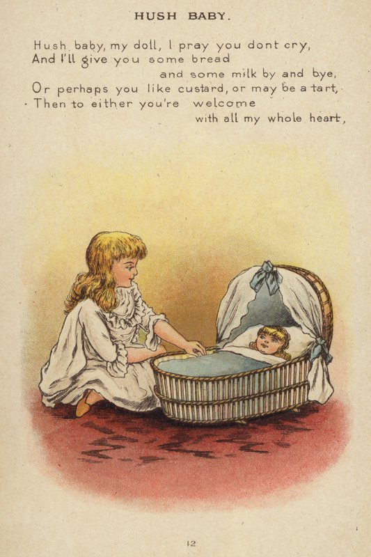 Rima de berçário: Hush Baby (chromolitho) de Constance Haslewood
