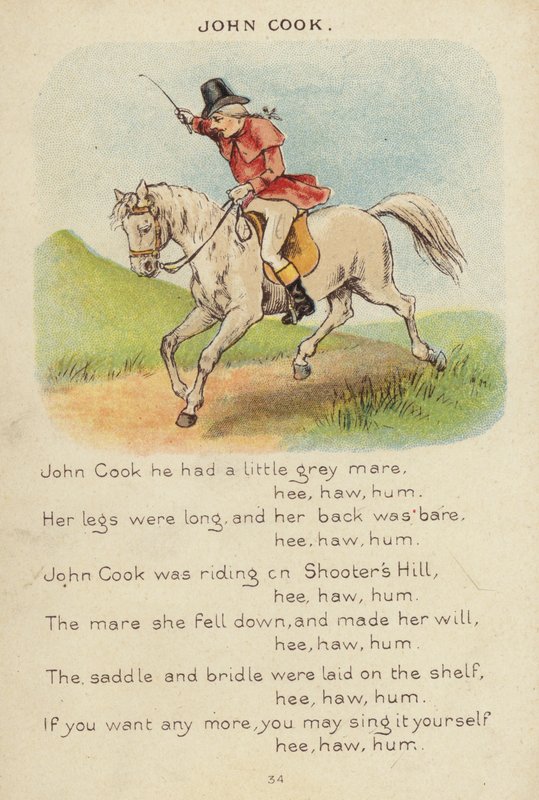 Rima de berçário: John Cook (chromolitho) de Constance Haslewood