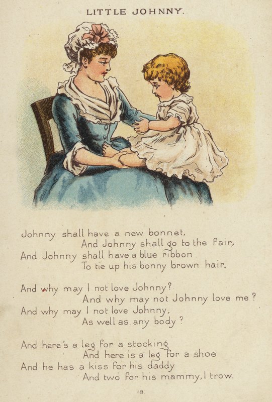 Rima de berçário: Pequeno Johnny (chromolitho) de Constance Haslewood