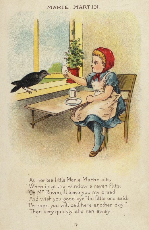 Rima de berçário: Marie Martin (chromolitho) de Constance Haslewood