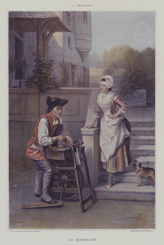 Le Remouleur (o moedor de faca) de Constant Joseph Brochart